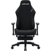 Anda Seat Luna Pro Large Gaming Chair with Footrest - Black Fabric